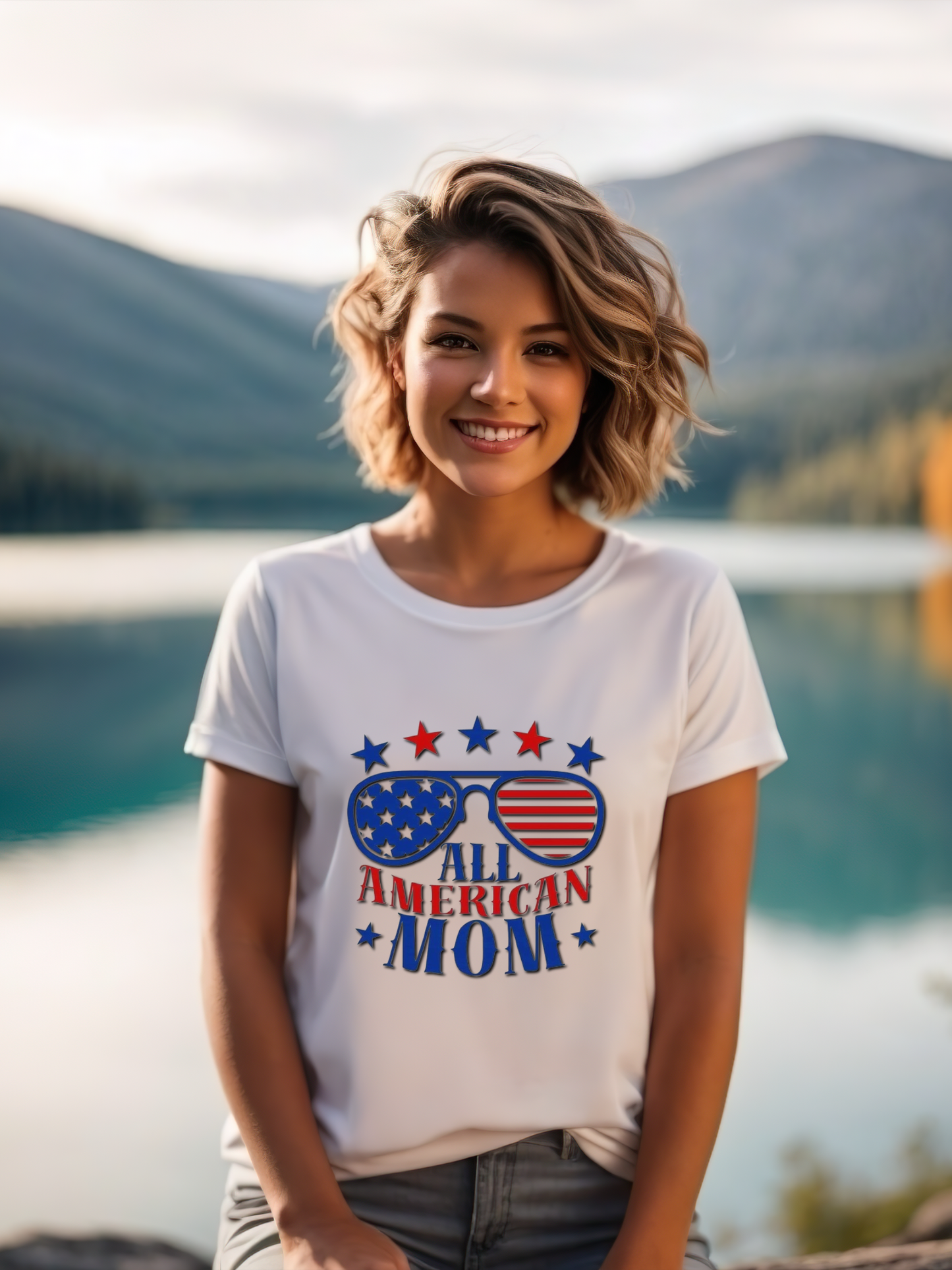 All American Mom tshirt