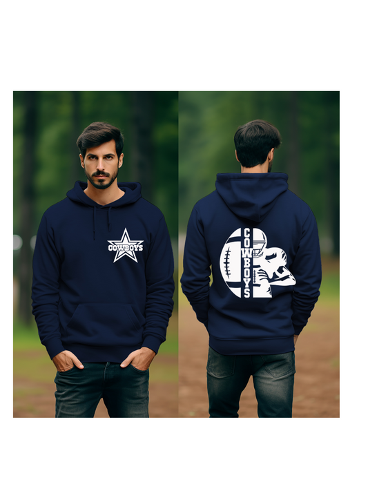 Dallas Cowboys with star & football hoodie