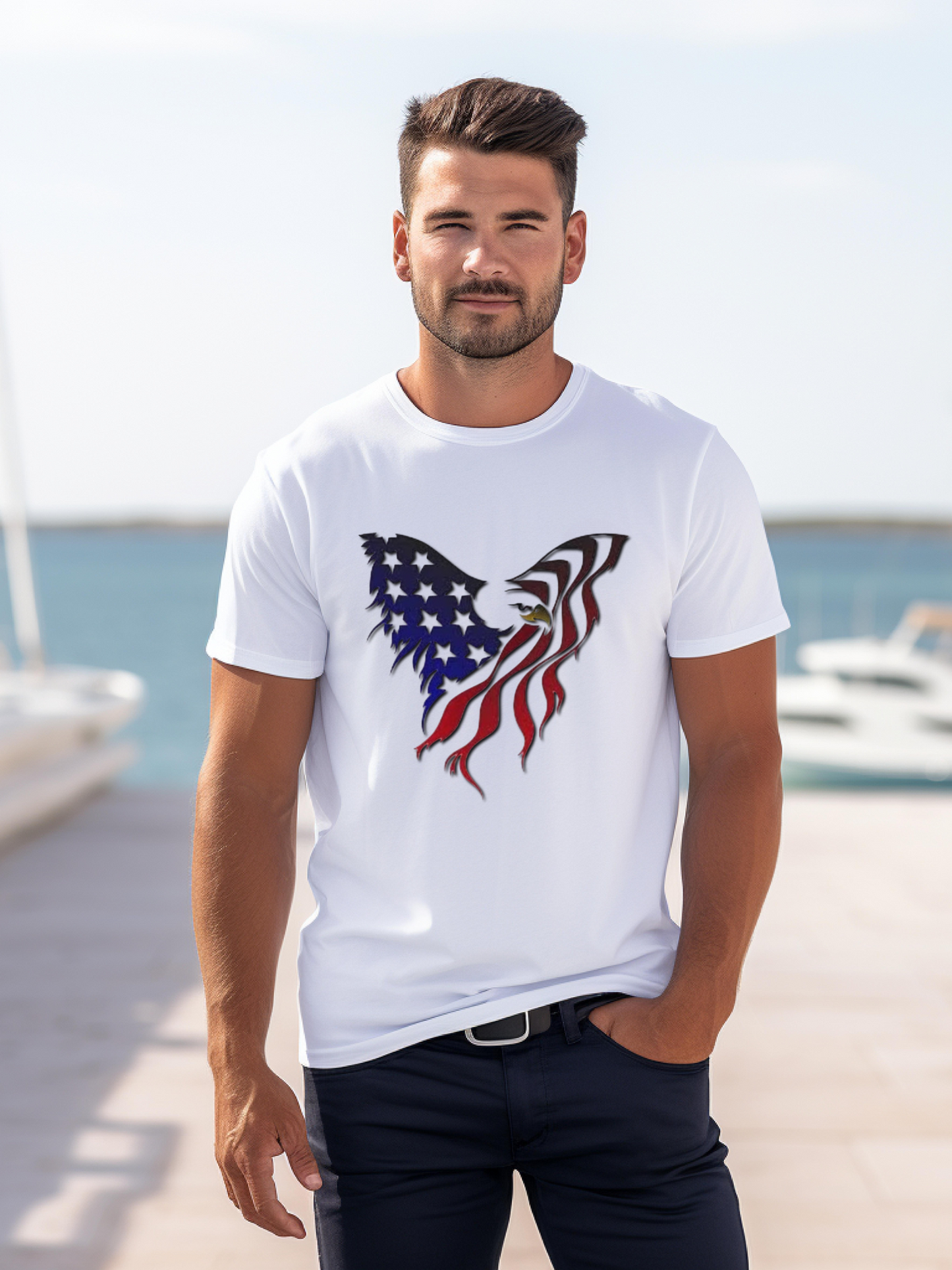 Eagle flag tshirt