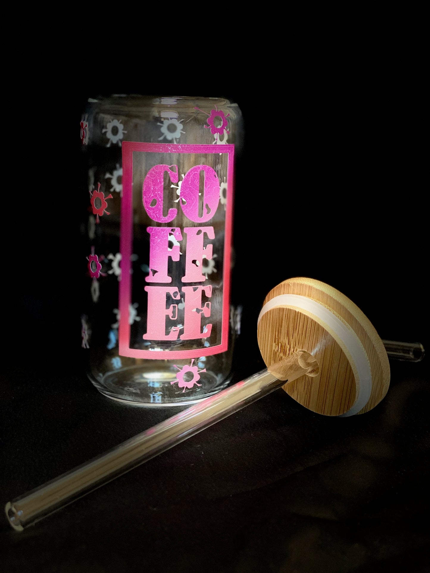 COFFEE Iced Coffee Cup Glass