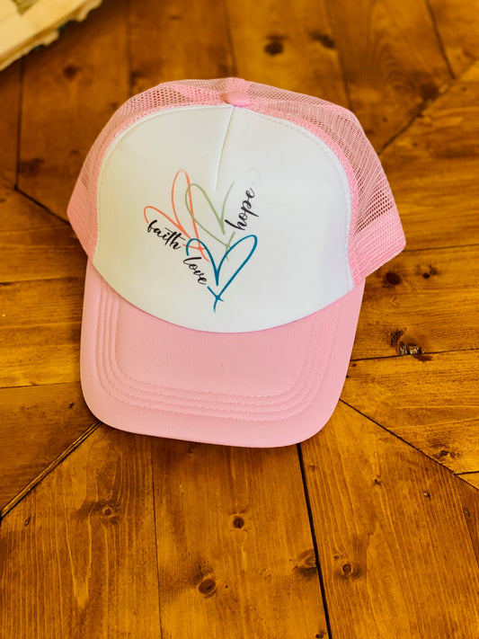 Faith, Love, Hope hat