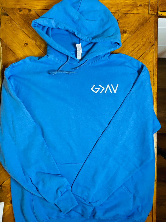 God is greater than the highs and lows hoodie