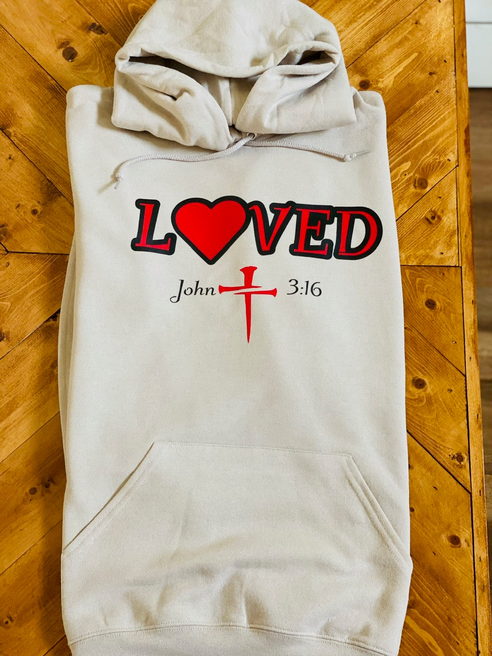 Loved John 3:16 hoodie