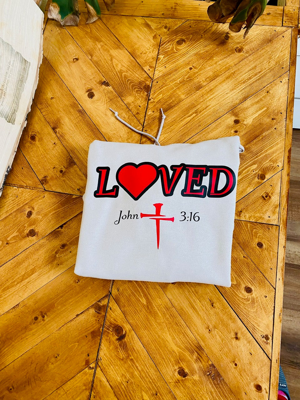 Loved John 3:16 hoodie