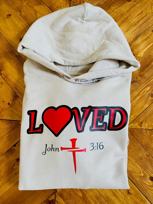 Loved John 3:16 hoodie