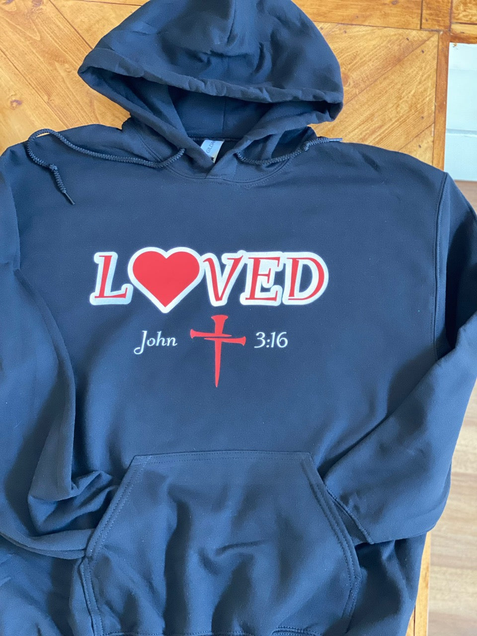 Loved John 3:16 hoodie