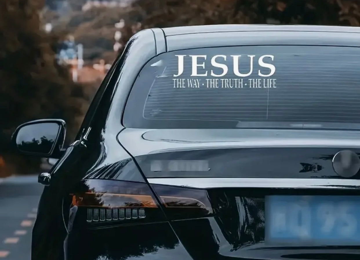 Jesus Road Truth Life Christian Car Vinyl Sticker