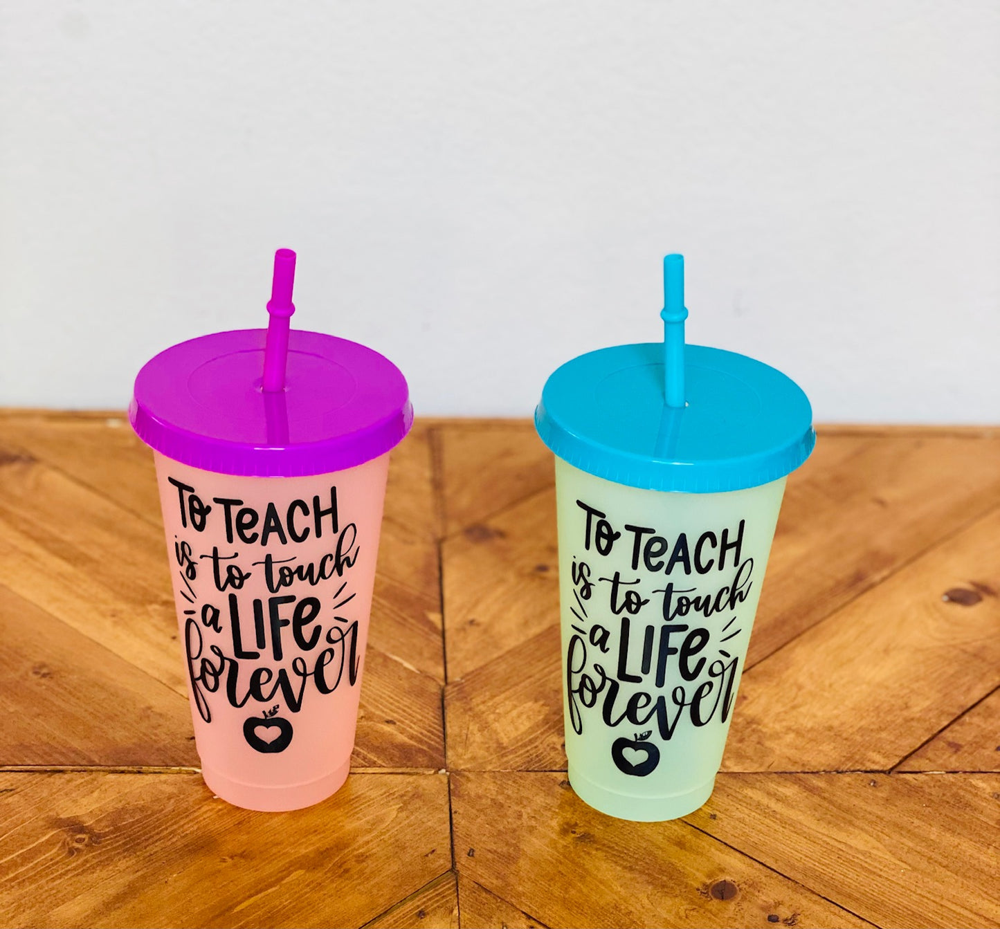 To Teach is to touch a Life forever color changing cup