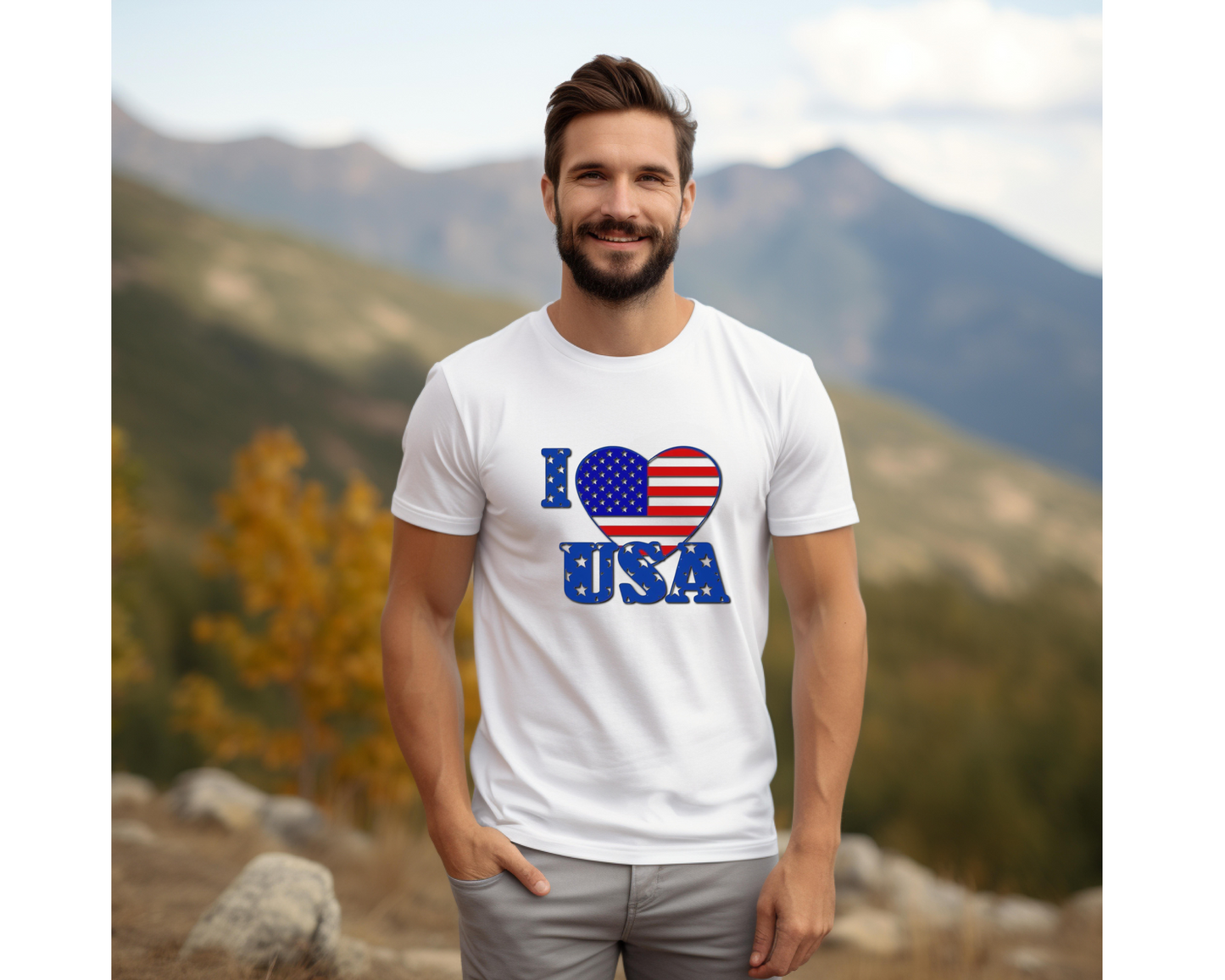 I love USA tshirt