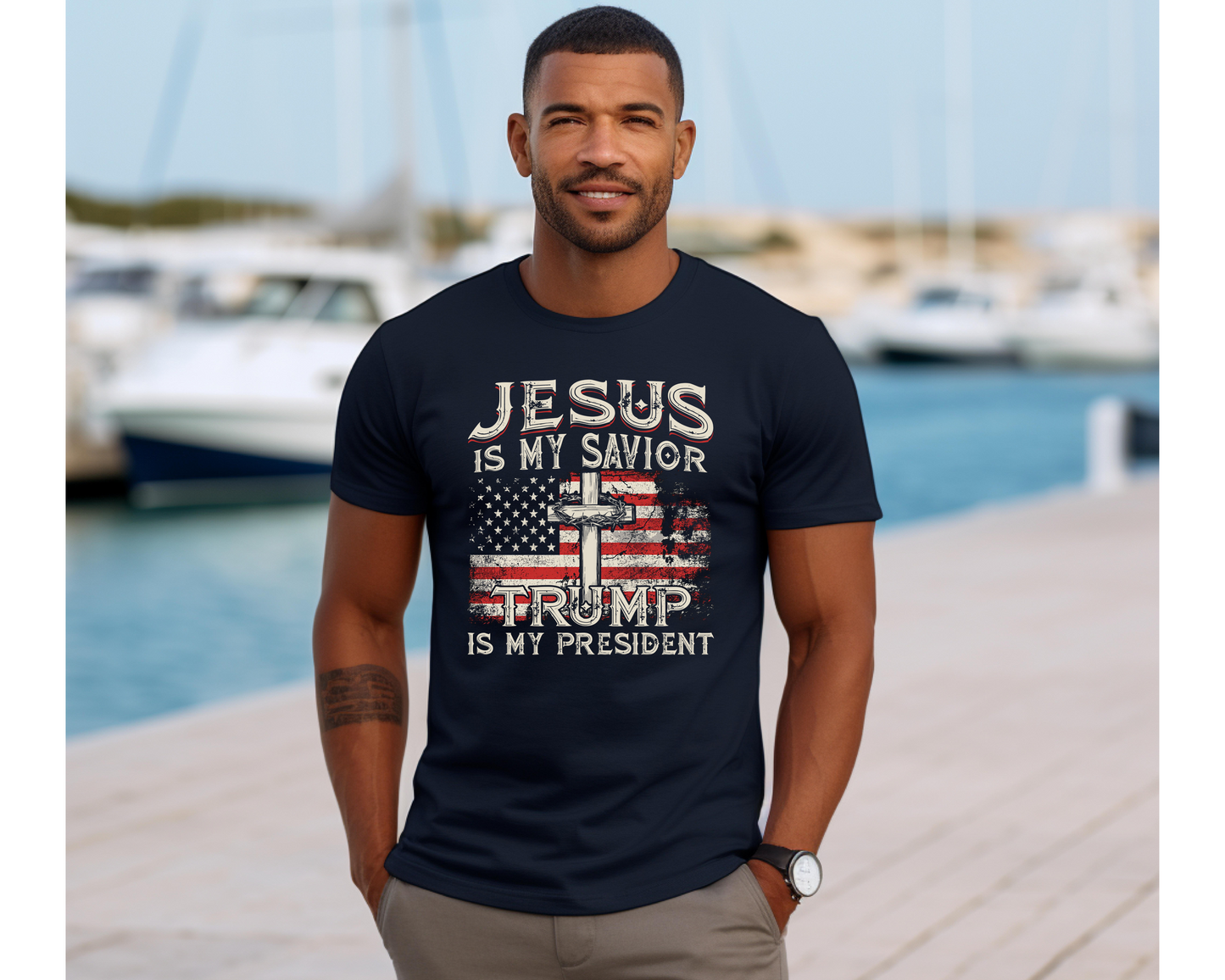 Jesus is my Savior and Trump is my president tshirt