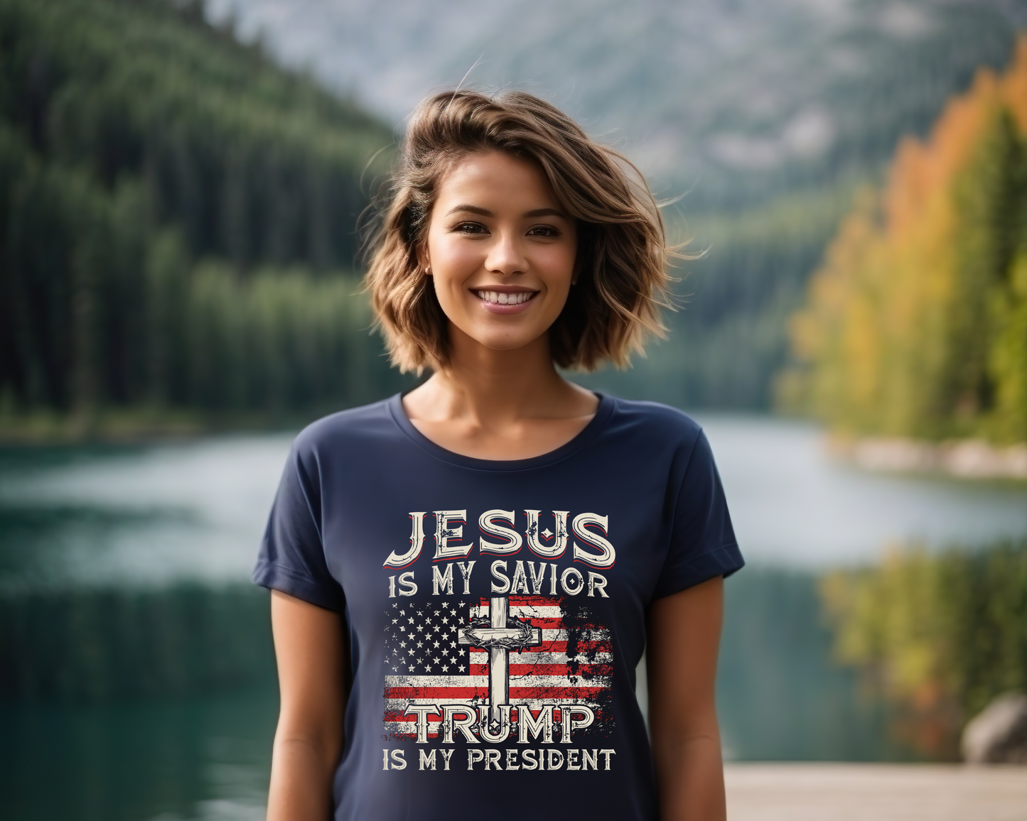 Jesus is my Savior and Trump is my president tshirt