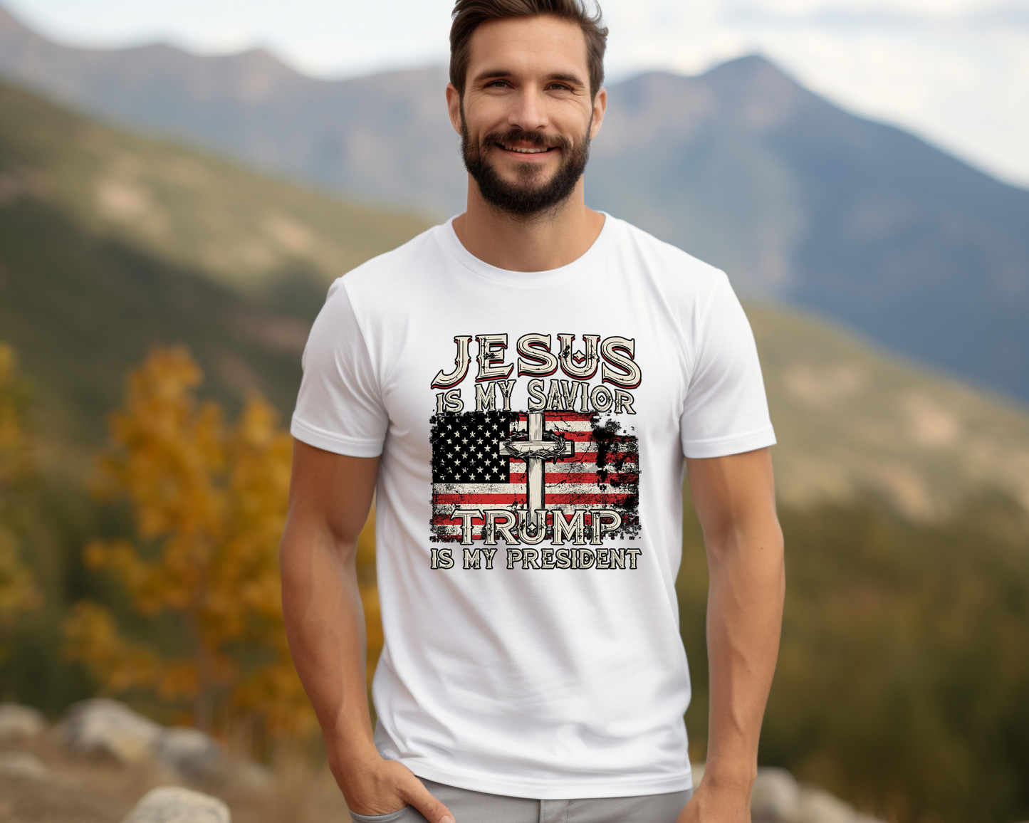 Jesus is my Savior and Trump is my president tshirt