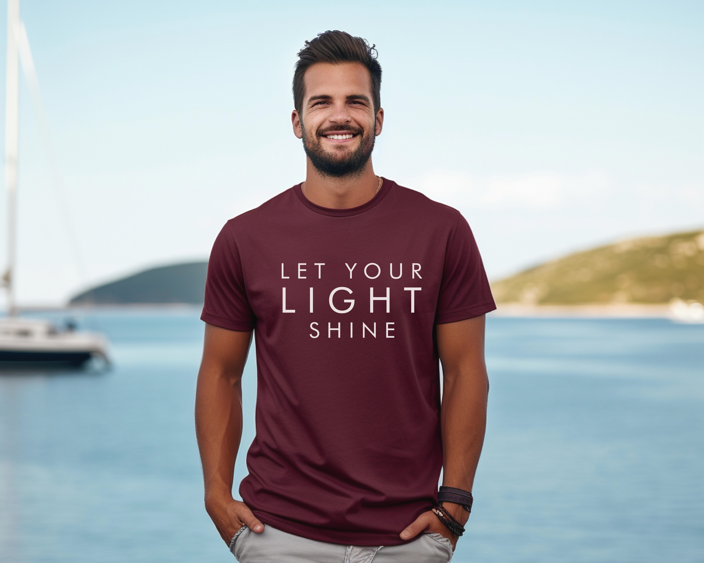 Let your light shine tshirt