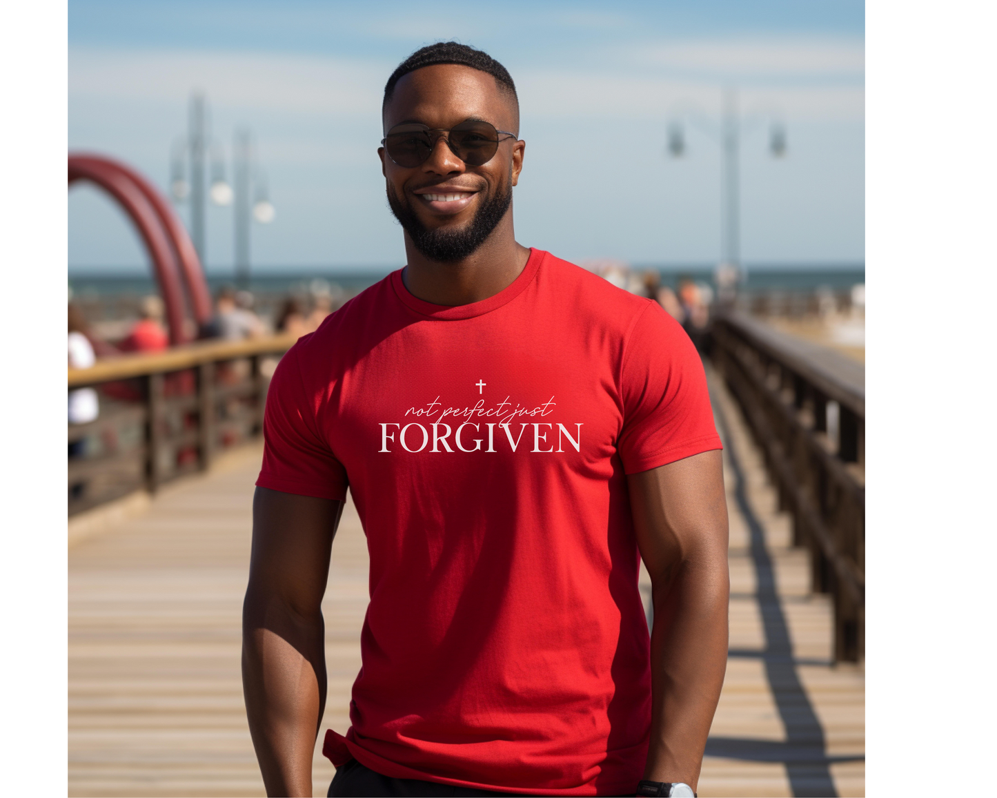 Not perfect just forgiven Christian tshirt