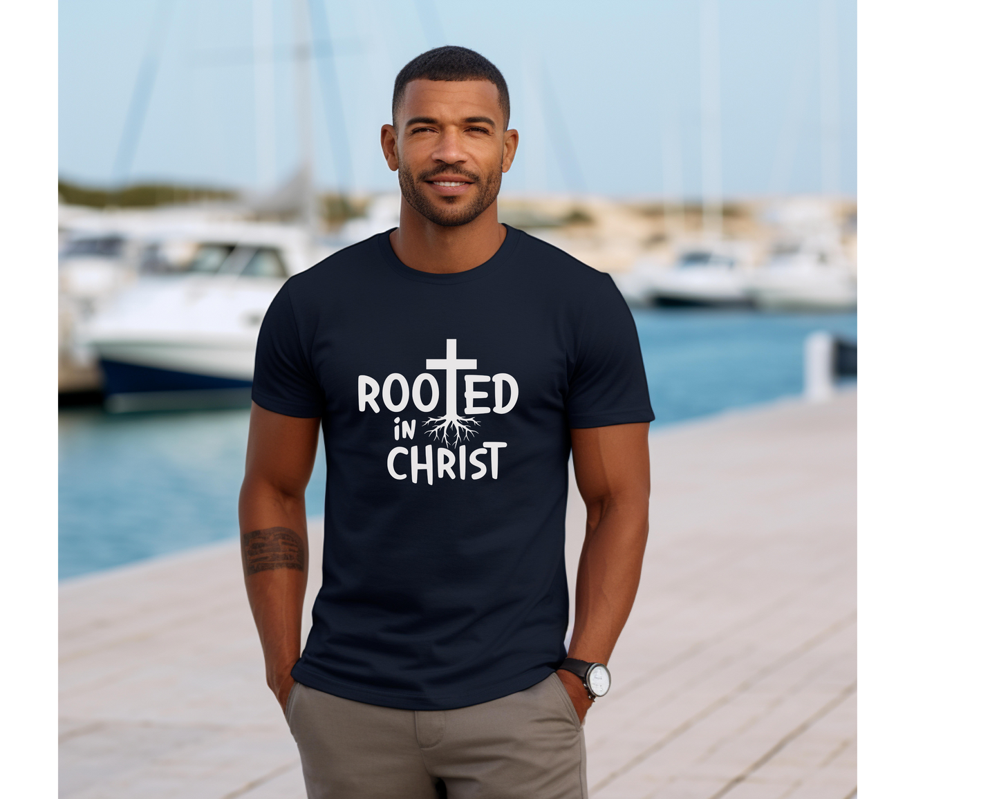 Rooted in Christ tshirt