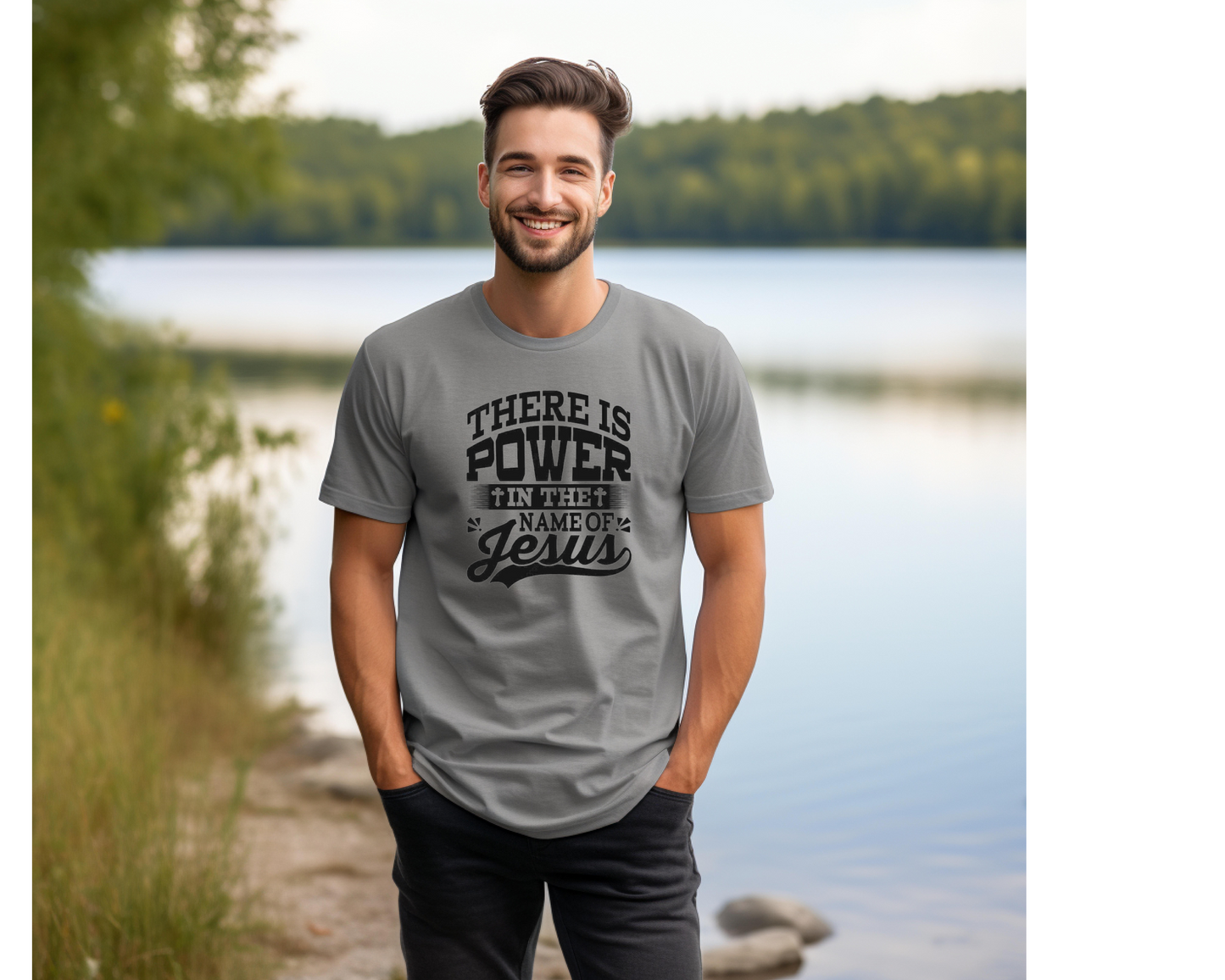 There is power in the name of Jesus tshirt